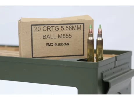 5.56x45mm NATO 62 GRAIN M855 SS109 Penetrator