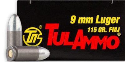 Tula 9MM 115 Grain FMJ